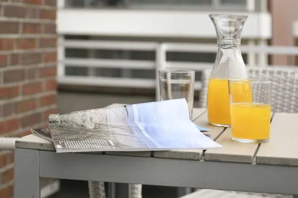 Balkon Haus Strandblick Ferienwohnung 15