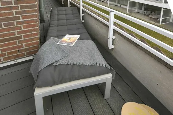 Balkon Haus Strandblick Ferienwohnung 15