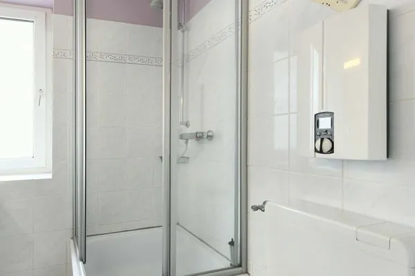 Badezimmer Haus Strandblick Ferienwohnung 15