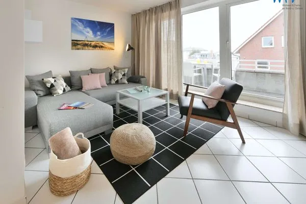 Wohnzimmer Haus Strandblick Ferienwohnung 15