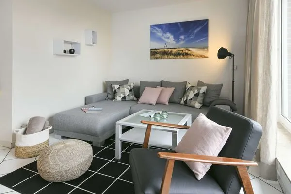 Wohnzimmer Haus Strandblick Ferienwohnung 15