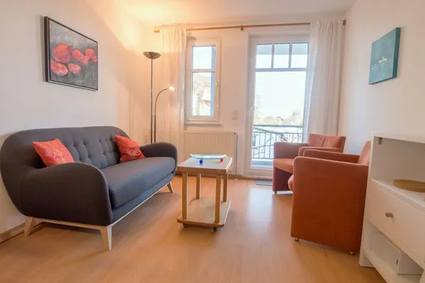 Wohnbereich  Appartementhaus Boddenblick - "Möwe"