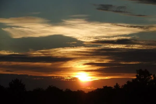 Sonnenuntergang  Appartementhaus Boddenblick "Himmelkieker"