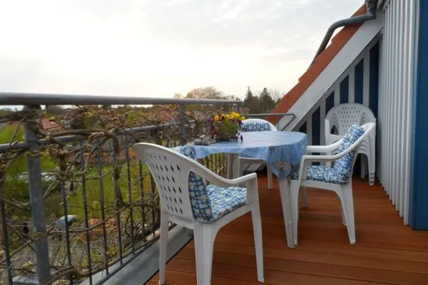 Balkon  Appartementhaus Boddenblick "Himmelkieker"