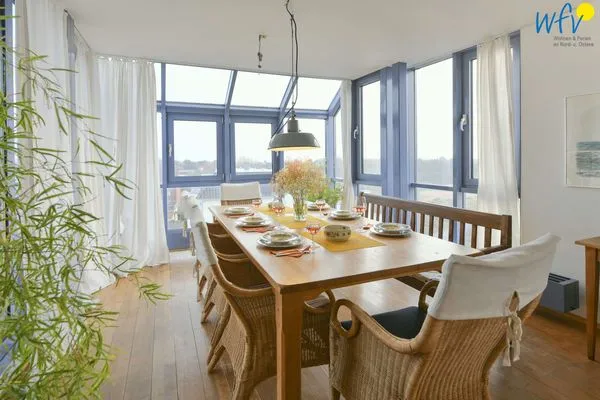 Essbereich Haus Dünenblick Ferienwohnung 23
