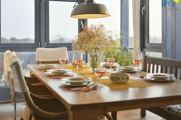 Essbereich Haus Dünenblick Ferienwohnung 23