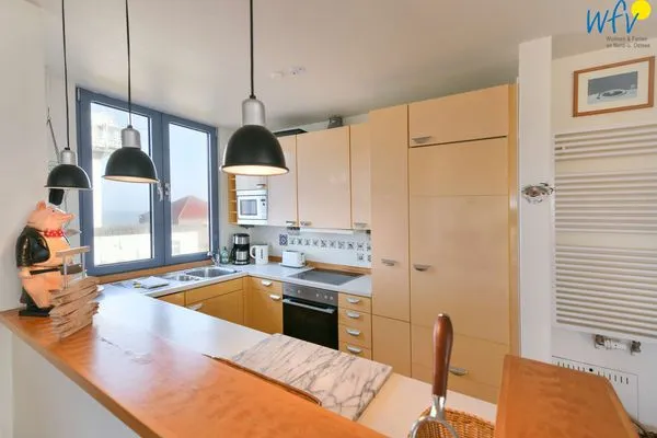 Küche / Küchenzeile Haus Dünenblick Ferienwohnung 23