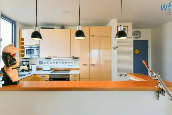 Küche / Küchenzeile Haus Dünenblick Ferienwohnung 23