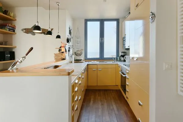 Küche / Küchenzeile Haus Dünenblick Ferienwohnung 23