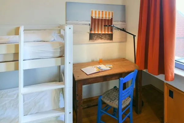 Schlafzimmer Haus Dünenblick Ferienwohnung 23