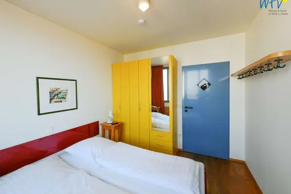 Schlafzimmer Haus Dünenblick Ferienwohnung 23