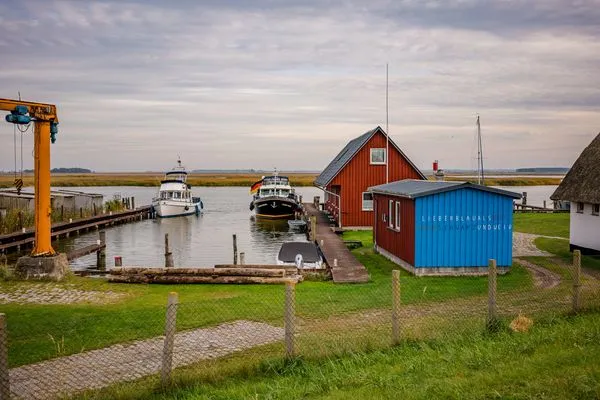Blick auf den Bodden Mühlenstrasse 23 - Wohnung Kranichblick