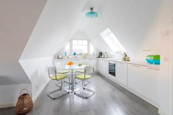 offene Küche Mühlenstrasse 23 - Wohnung Oberdeck