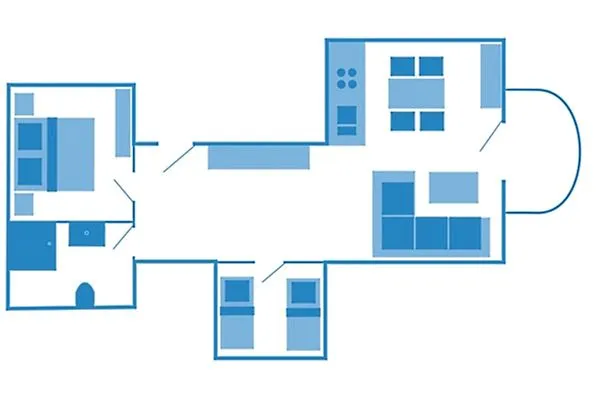 Grundriss  Ferienwohnung Jonathan