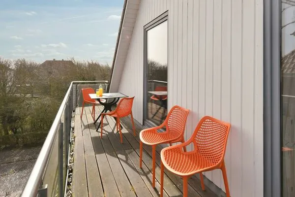 Balkon Maisonette-Wohnungen am Steingarten Ferienwohnung 4