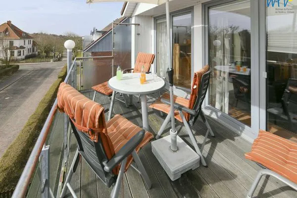 Balkon Maisonette-Wohnungen am Steingarten Ferienwohnung 3