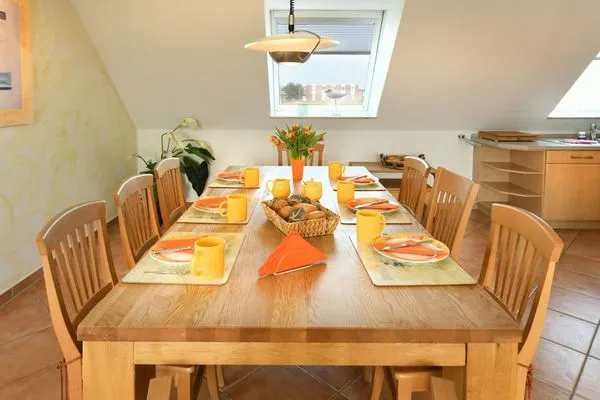 Essbereich Maisonette-Wohnungen am Steingarten Ferienwohnung 3