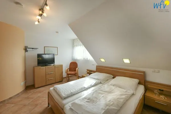 Schlafzimmer Maisonette-Wohnungen am Steingarten Ferienwohnung 3
