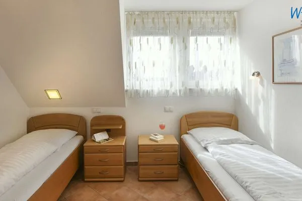 Schlafzimmer Maisonette-Wohnungen am Steingarten Ferienwohnung 3