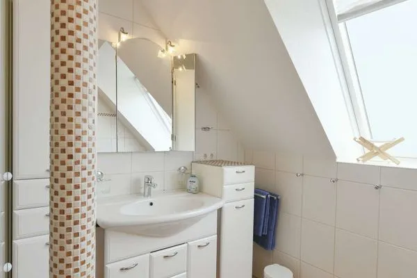Badezimmer Maisonette-Wohnungen am Steingarten Ferienwohnung 3
