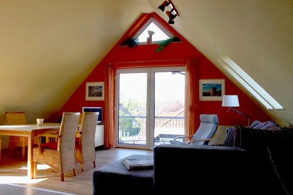 Wohnbereich  Ferienwohnung Seepferdchen