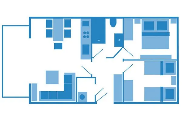 Grundriss  Glebbe 17 - Wohnung 3