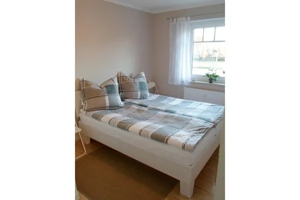 Schlafzimmer mit Doppelbett  Glebbe 17 - Wohnung 3