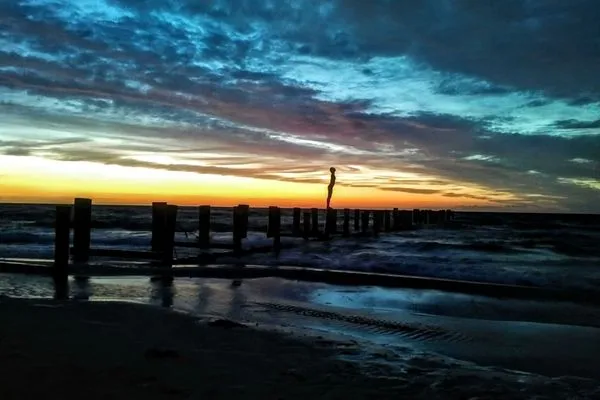 Sonnenuntergang  Glebbe 17 - Wohnung Südblick