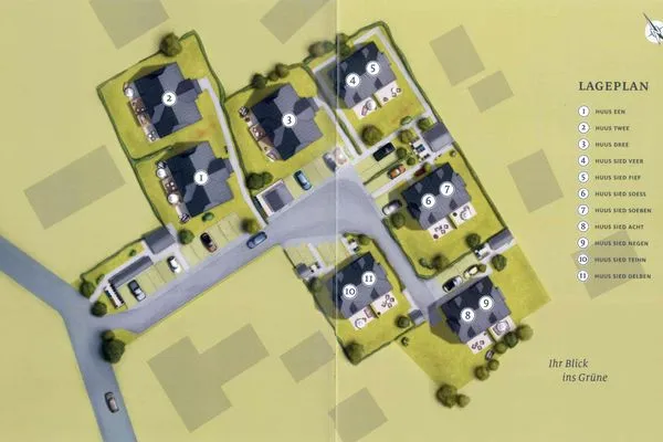 Lageplan  Strandperle - Anlage Heiderose