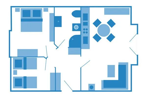 Grundriss Neue Reihe Neue Reihe 28 - Wohnung Wolke 7
