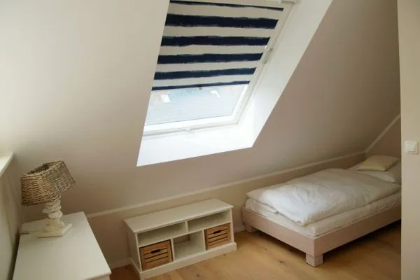 Schlafzimmer mit zwei Einzelbetten  Doppelhaushälfte - Isabella