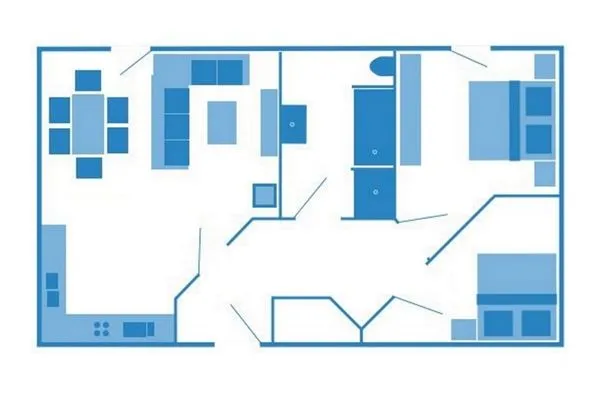 Grundriss Hafenstrasse 15 in Prerow Ibykus in Prerow