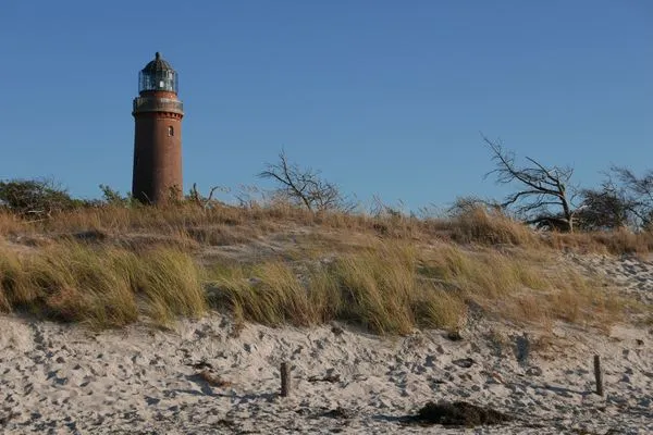Leuchtturm Darßer Ort Hafenstrasse 15 in Prerow Ibykus in Prerow