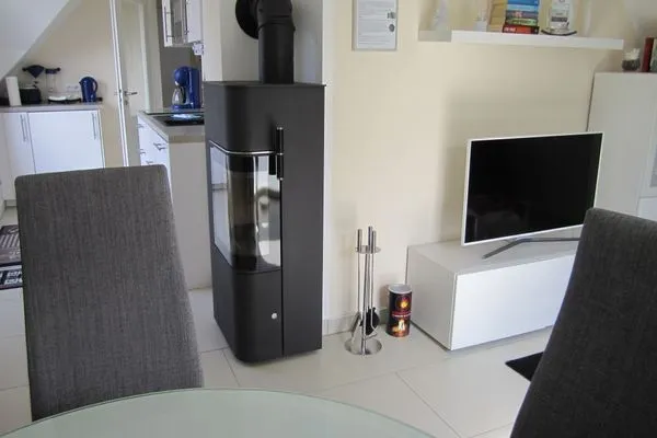 Wohnzimmer Hafenstrasse 15 in Prerow Wolke 7 in Prerow