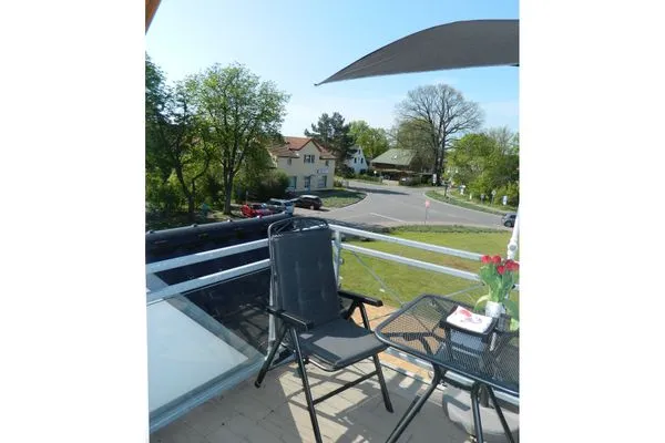 Balkon Hafenstrasse 15 in Prerow Wolke 7 in Prerow