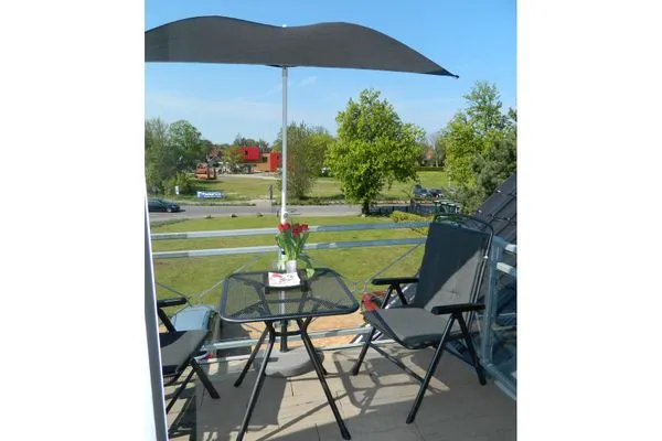 Balkon Hafenstrasse 15 in Prerow Wolke 7 in Prerow