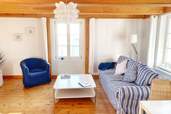 Wohnzimmer mit Schlafsofa