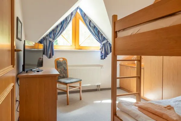 Schlafzimmer mit Etagenbett Ferienpark Freesenbruch Doppelhaushälfte 10 - Lieblingsplatz