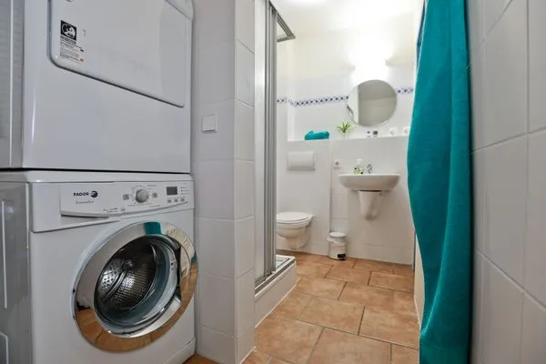 Waschmaschine und Trockner Ferienpark Freesenbruch Doppelhaushälfte 11a - Schwalbennest