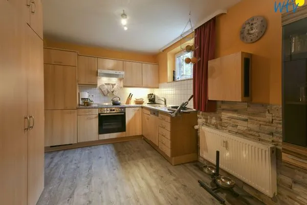 Küche / Küchenzeile Haus Dünenrose Ferienwohnung Klabautermann