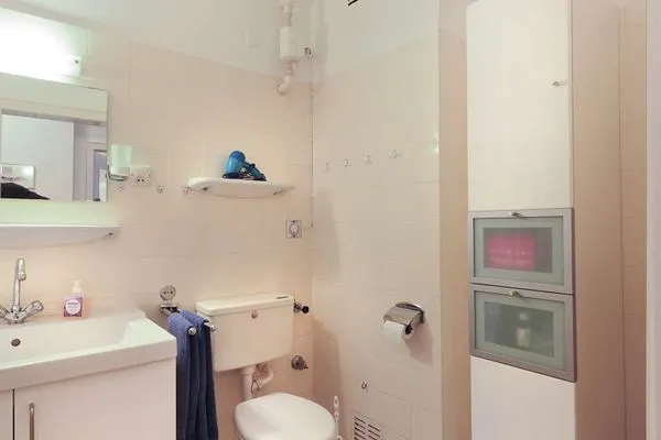 Badezimmer Haus Gorch Fock Ferienwohnung Kamps