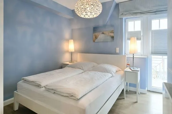 Schlafzimmer Kapitänshaus Ferienwohnung 11