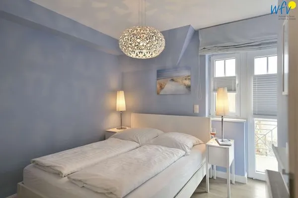 Schlafzimmer Kapitänshaus Ferienwohnung 11