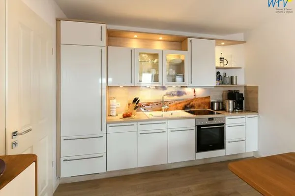 Küche / Küchenzeile Kapitänshaus Ferienwohnung 11