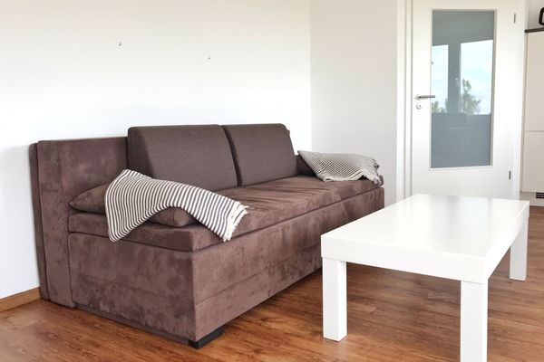 Wohnbereich mit Schlafsofa