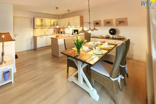 Wohnzimmer Kapitänshaus Ferienwohnung 5