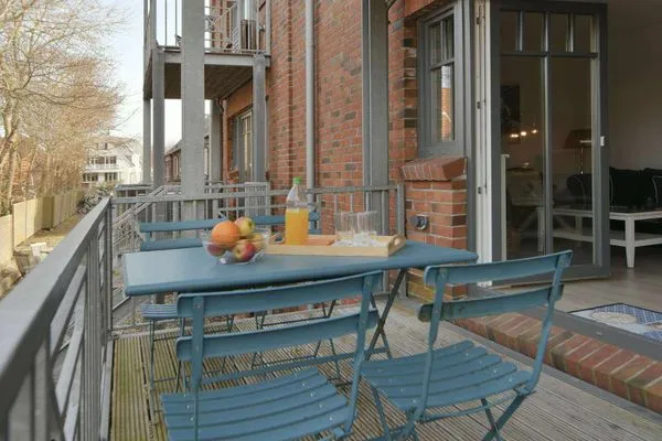 Balkon Kapitänshaus Ferienwohnung 5