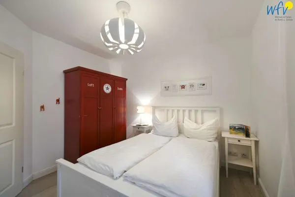 Schlafzimmer Kapitänshaus Ferienwohnung 5