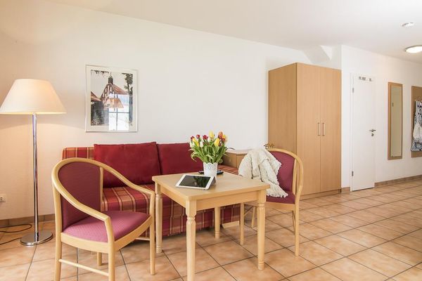 Wohnbereich mit Schlafsofa