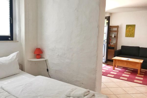 Schlafzimmer in einer Nische